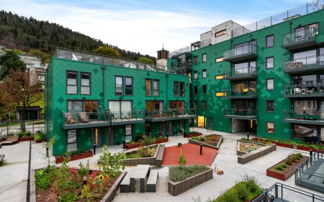 Отель Damsgård Apartments Норвегия, Берген - отзывы, цены и фото номеров - забронировать отель Damsgård Apartments онлайн вид на фасад