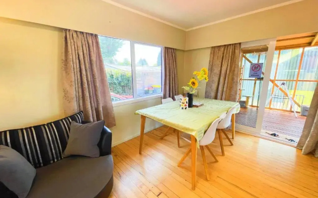 Cosy family home with a sunny deck