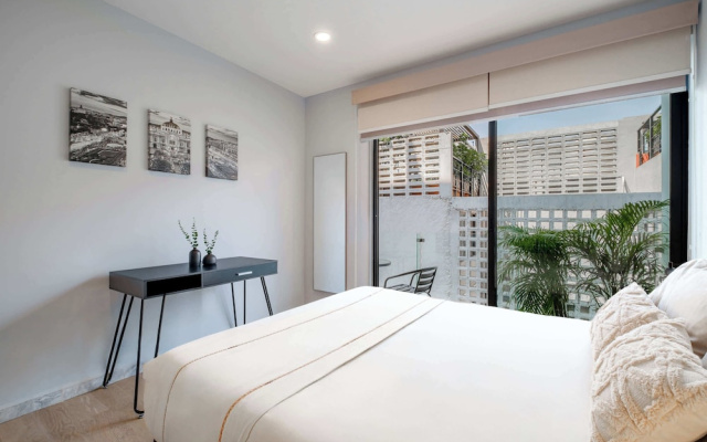 Amazing 2BR Apt in Roma Norte - Yoga Room