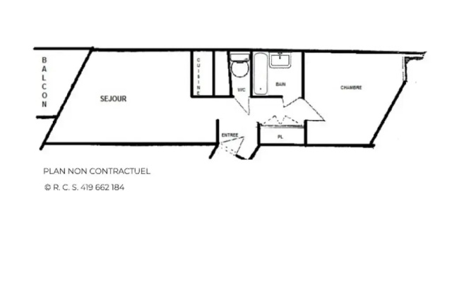 Appartement Les Menuires, 2 pièces, 5 personnes - FR-1-452-125