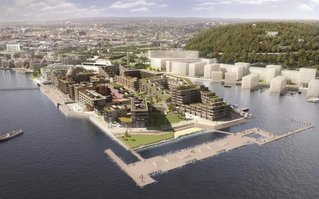 Nordic Host Luxury Apt -Sørengkaia Pano.