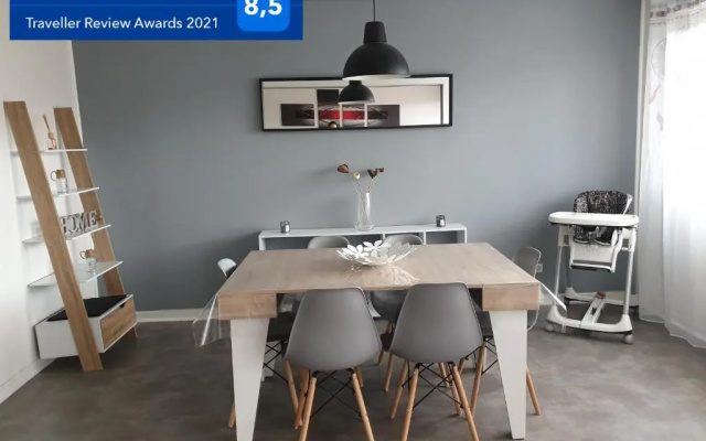 Mulhouse,Grand appart cosy&lumineux, 78m2 , pour 5 personnes