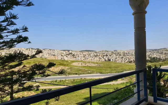 Full Panorama To Archaeological Site Jarash