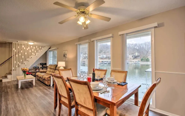 Dock, Boat Slip! Pet-friendly Lake Ozark Retreat
