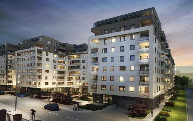 Апартаменты Chopin Apartments Capital Варшава вид на фасад
