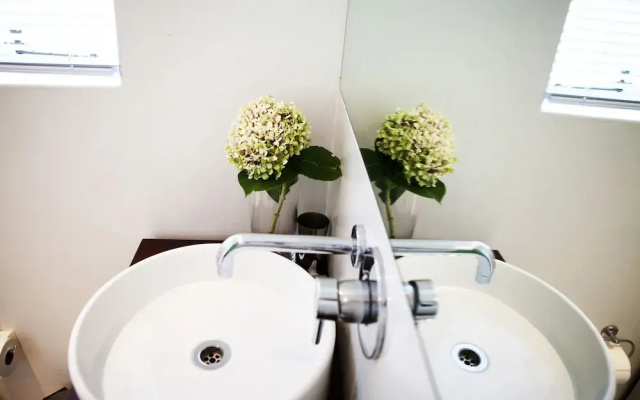 Chic White Studio Apartment