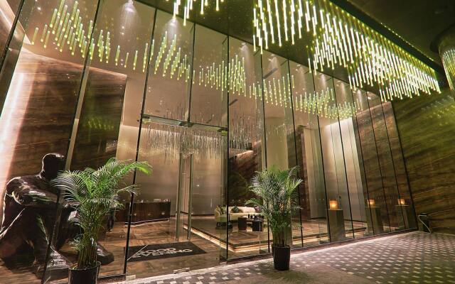 Отель W Guangzhou Гуанчжоу вид на фасад