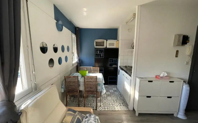 Studio Cabine front de mer