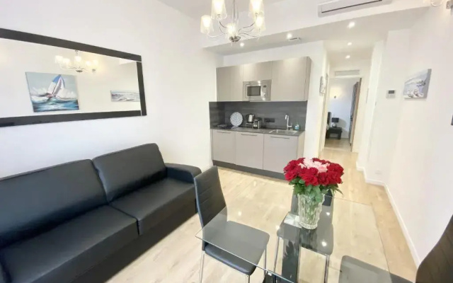 Jean Medecin - Modern And Brand New 1br Flat