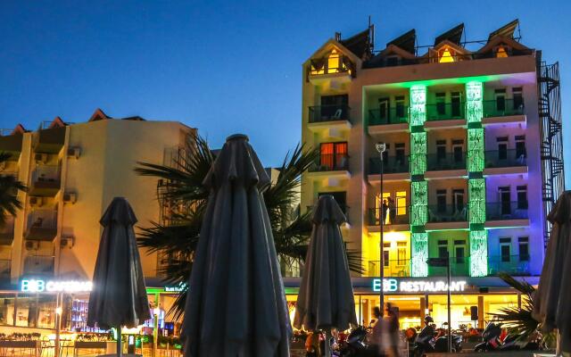B&B Yüzbasi Beach Hotel Мармарис вид на фасад