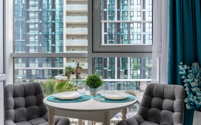 Real Apartments (Риал Апартментс) студия на улице Ясногорская 16/8к2
