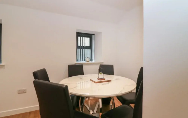 The Reception Room at The Institute Executive Apartments