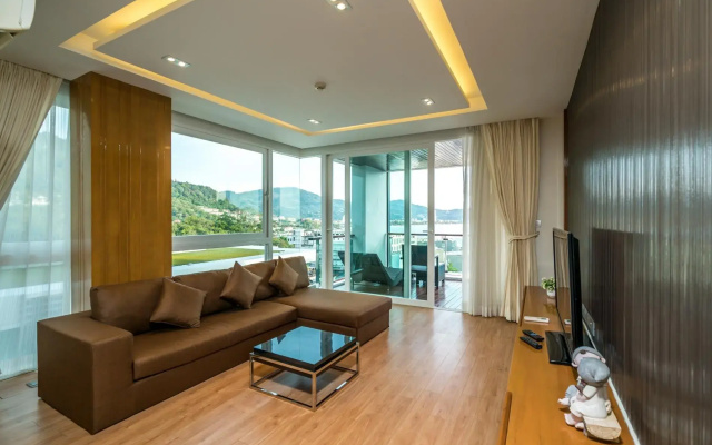 Privilege A1- Private pool sea view apartment on Kalim bay