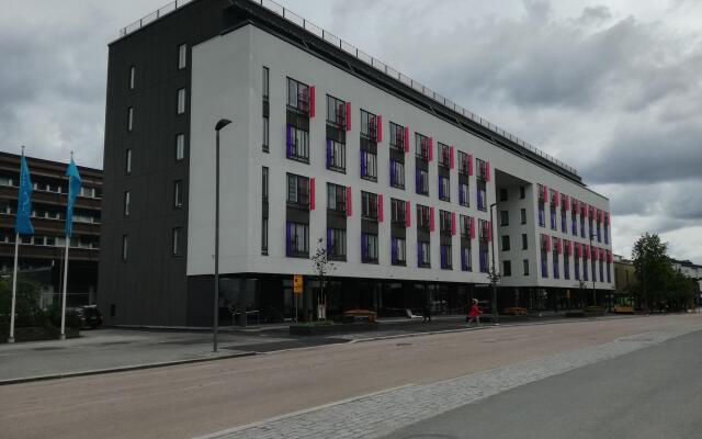 Апартаменты Kotimaailma Apartments Jyväskylä Ювяскюля вид на фасад