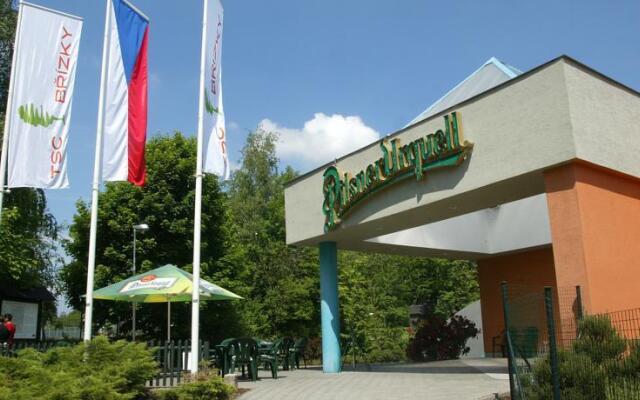 Hotel Břízky Яблонец-над-Нисой вид на фасад