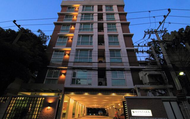 Апартаменты Montara Serviced Apartment Thonglor 25 Бангкок вид на фасад