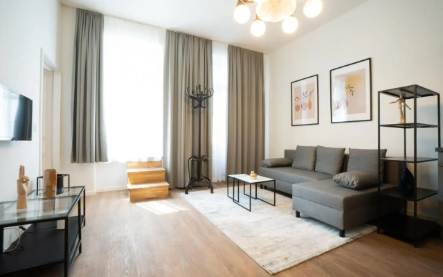 Sunny apartment in Leopoldstad + terrace with grill