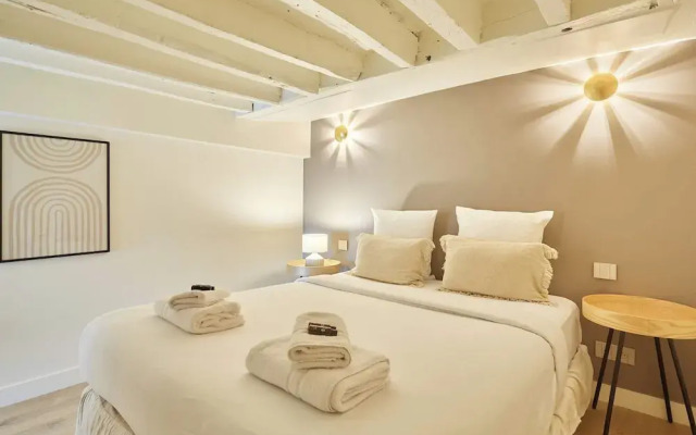 Chic Duplex With AC Bastille & Marais