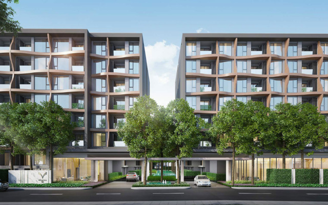 Отель Locals Sukhumvit ThongLor Vtara 36 Бангкок вид на фасад