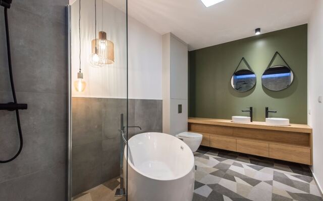 Отель Super-Apartamenty - VIP II Польша, Познань - отзывы, цены и фото номеров - забронировать отель Super-Apartamenty - VIP II онлайн ванная