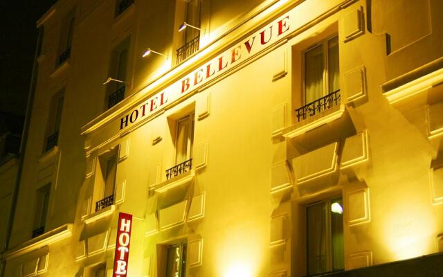 Отель Hôtel Bellevue Paris Montmartre вид на фасад