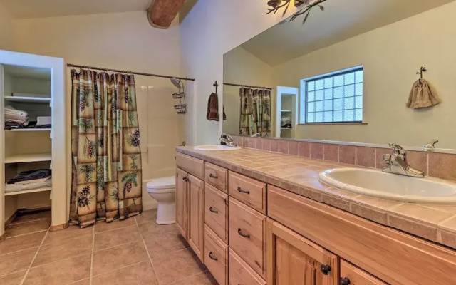 Home on 1 Acre w/ Wraparound Deck in Lakeside!