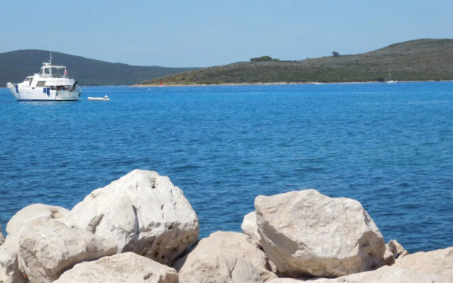 Studio apartment Lado - 230 m from sea: SA3 Muline, Island Ugljan