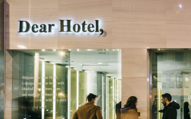 Отель Dear Hotel Madrid Испания, Мадрид - 1 отзыв об отеле, цены и фото номеров - забронировать отель Dear Hotel Madrid онлайн вид на фасад