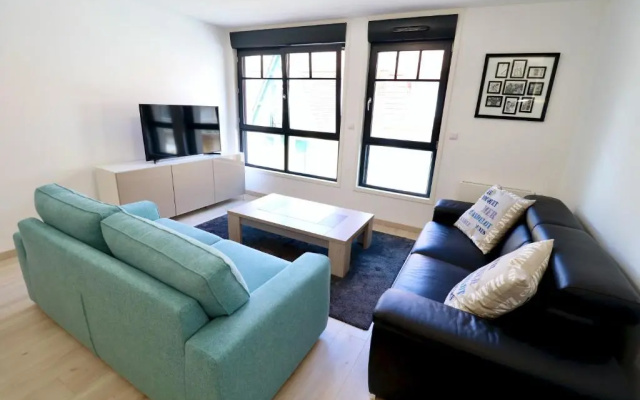 Maison Bleue - Apt 4 Pers, 2 Chambres, Prox Marche