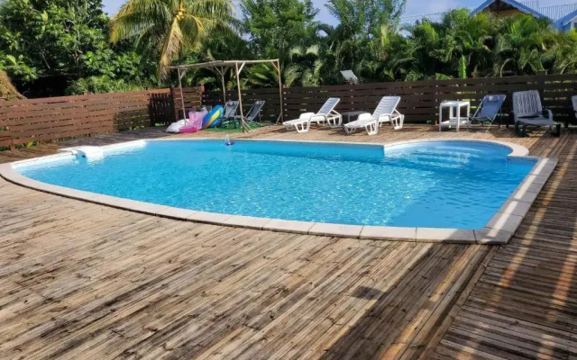 Bel appartement t2 avec vue sur palmier et mer