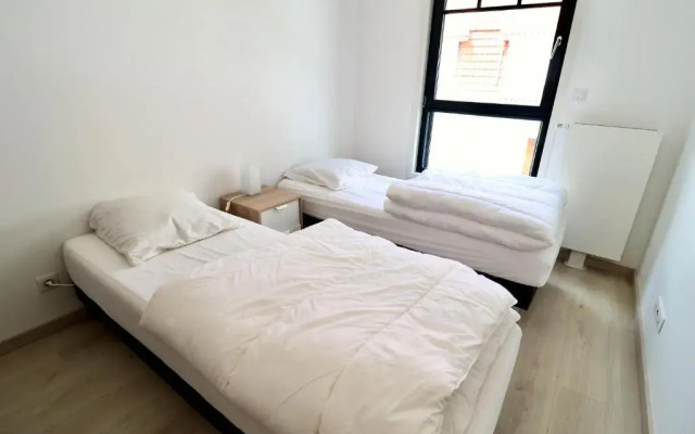 Maison Bleue - Apt 4 Pers, 2 Chambres, Prox Marche