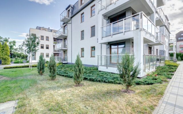 Апартаменты Dom & House - Apartments Sopocka Przystan Сопот вид на фасад