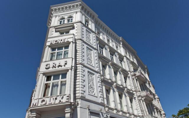 Novum Hotel Graf Moltke Гамбург вид на фасад