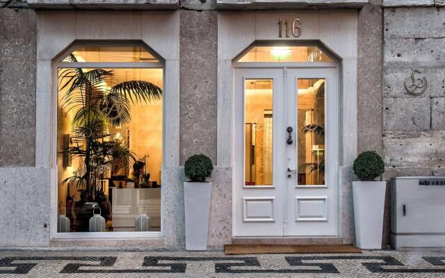 Отель Lisboa Prata Boutique Hotel Португалия, Лиссабон - отзывы, цены и фото номеров - забронировать отель Lisboa Prata Boutique Hotel онлайн вид на фасад