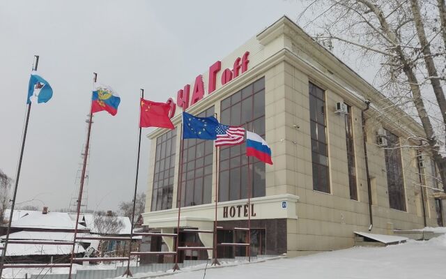 Гостиница Очагоф в Иркутске 1 отзыв об отеле, цены и фото номеров - забронировать гостиницу Очагоф онлайн Иркутск вид на фасад