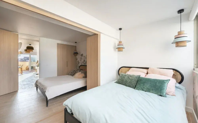 Beautiful Flat With Terrace - Carre D'or Cannes