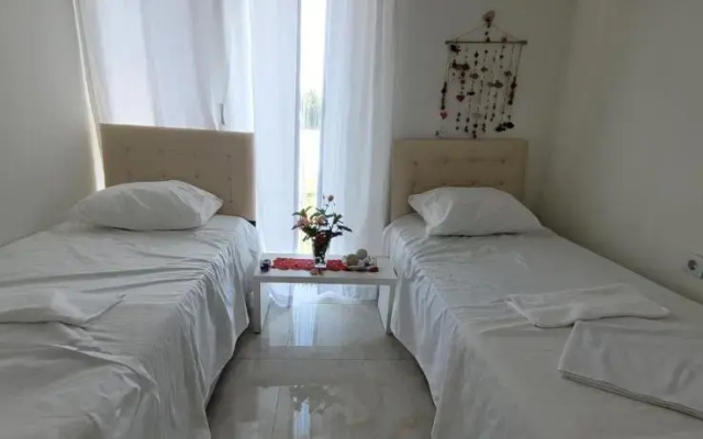 Architect's house with spacious veranda in Antalya, Belek