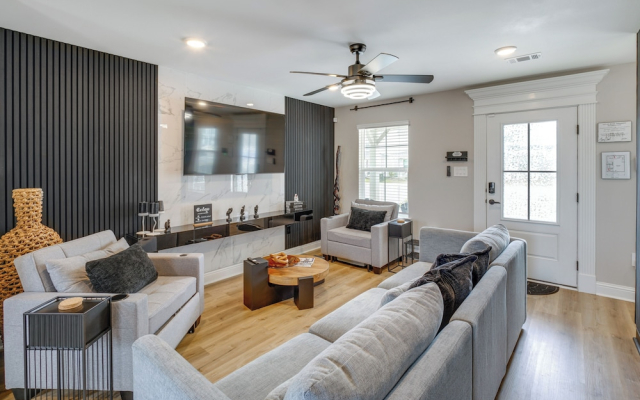 Steps to Boardwalk & Beach! Stylish Biloxi Home