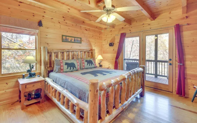 Riverfront Cabin w/ Wraparound Decks & Fire Pit!