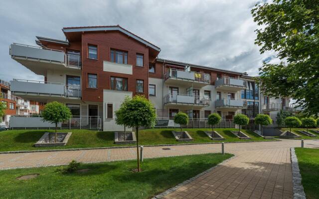 Отель Apartinfo Apartments - Neptun Park Польша, Гданьск - отзывы, цены и фото номеров - забронировать отель Apartinfo Apartments - Neptun Park онлайн вид на фасад