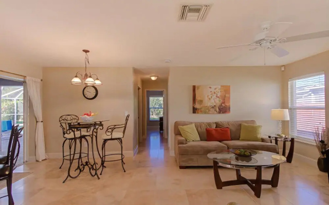 Canalfront Cape Coral Haven with Pool and Dock!