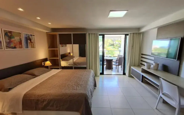 Tabatinga Residence Flat Nord Luxxor - Pé na areia