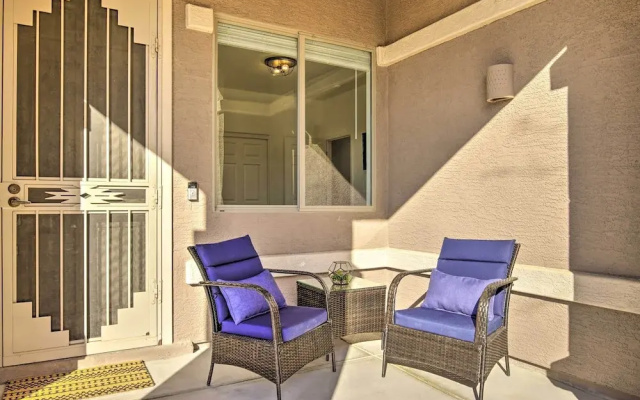 Fire Pit, Covered Patio: Stylish Goodyear Refuge