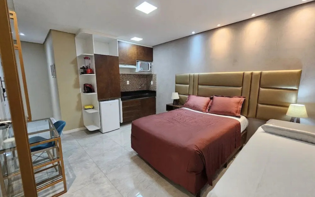Quarto Com Vista Para O Mar Em Flat Compartilhado