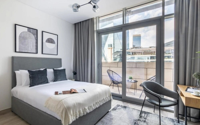Silkhaus Difc Studio With Balcony View Gym Pool
