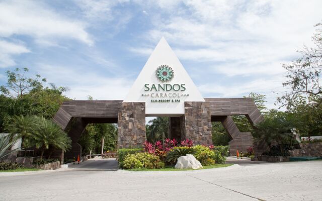 Отель Sandos Caracol Select Club - только для взрослых, все включено Плая-дель-Кармен вид на фасад