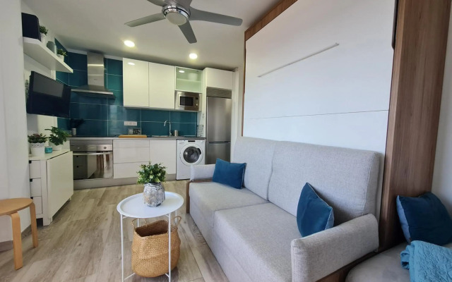 Acogedor estudio en Candelaria en primera línea de mar