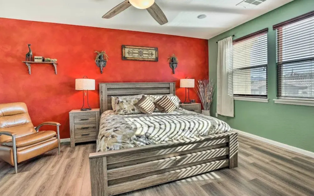 Luxe Goodyear Home w/ Serene Backyard & Game Room