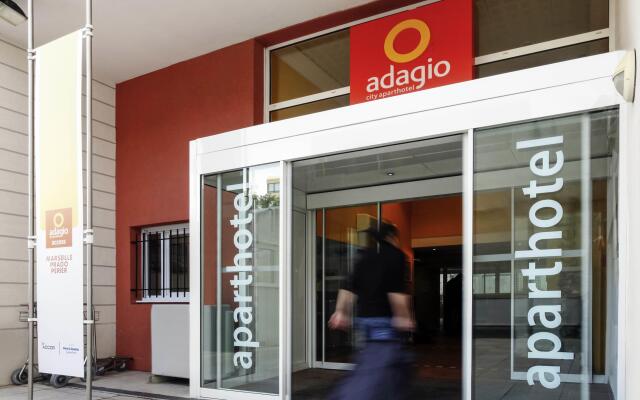 Отель Aparthotel Adagio access Marseille Prado Périer вид на фасад