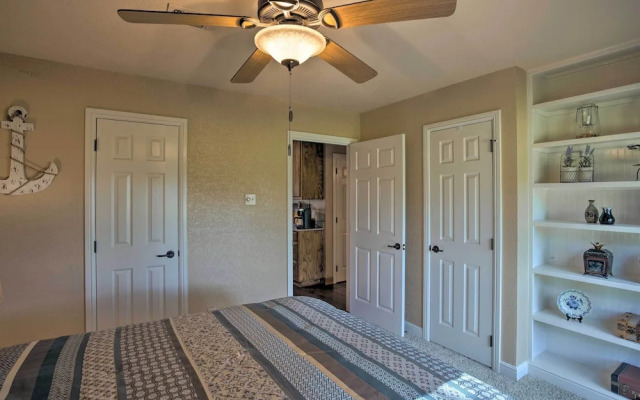Lakefront Living: Private Dock, Deck, & Game Room!